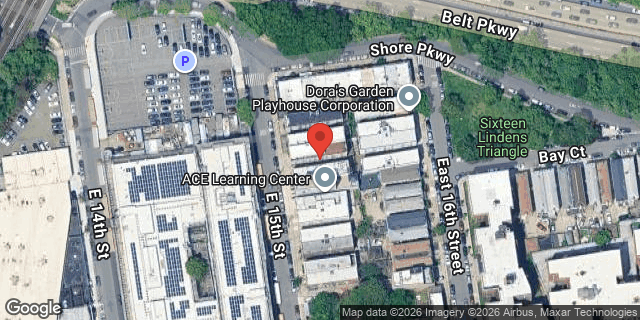 Aerial map of 2767 EAST 15 STREET, Brooklyn