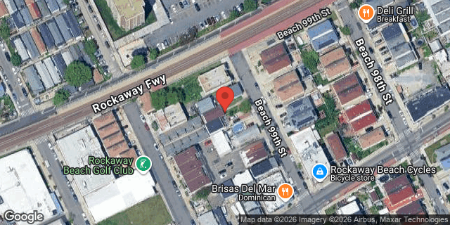 Aerial map of 225 BEACH 99 STREET, Queens