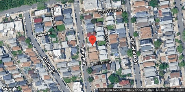 Aerial map of 2805 BROWN STREET, Brooklyn
