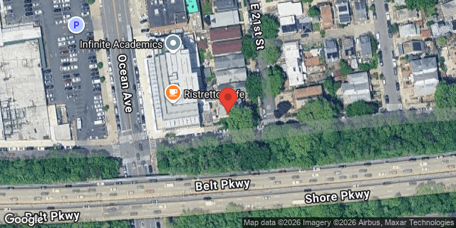 Aerial map of 2752 EAST 21 STREET, Brooklyn
