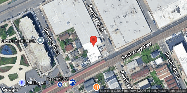 Aerial map of 309 BEACH 97 STREET, Queens