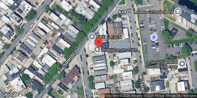 Aerial map of 2513 WEST 17 STREET, Brooklyn