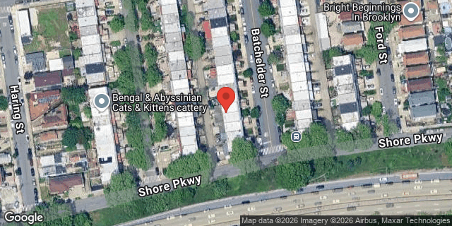 Aerial map of 2734 BATCHELDER STREET, Brooklyn