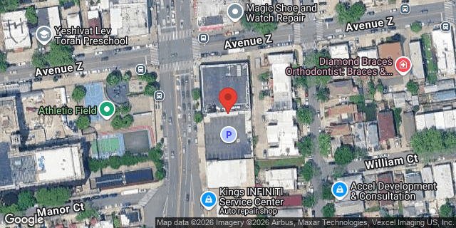Aerial map of 2837 CONEY ISLAND AVENUE, Brooklyn