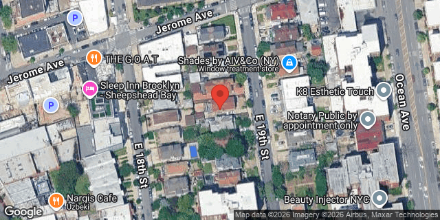 Aerial map of 2650 EAST 19 STREET, Brooklyn