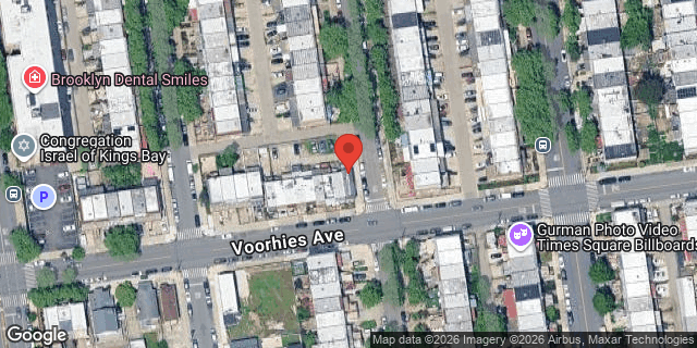 Aerial map of 2971 VOORHIES AVENUE, Brooklyn