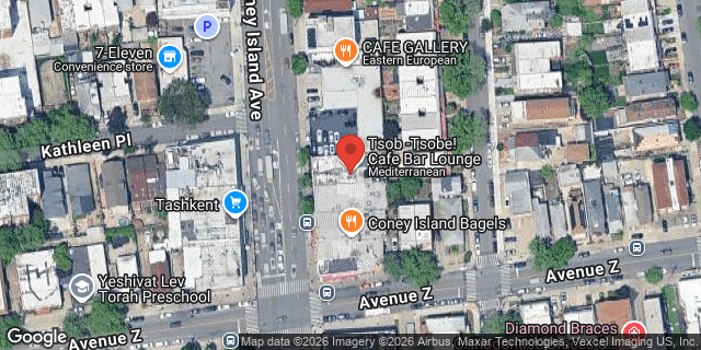 Aerial map of 2817 CONEY ISLAND AVENUE, Brooklyn
