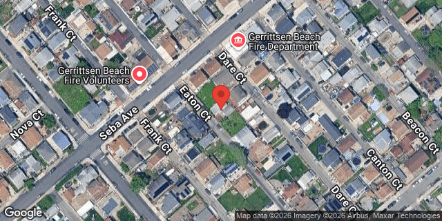 Aerial map of 42 EATON COURT, Brooklyn