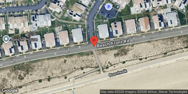 Aerial map of 64-16 BEACH FRONT ROAD, Queens