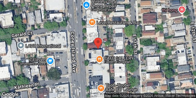 Aerial map of 2791 CONEY ISLAND AVENUE, Brooklyn