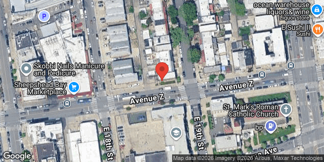 Aerial map of 2584 EAST 19 STREET, Brooklyn