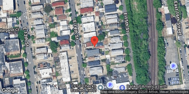 Aerial map of 2553 EAST 14 STREET, Brooklyn