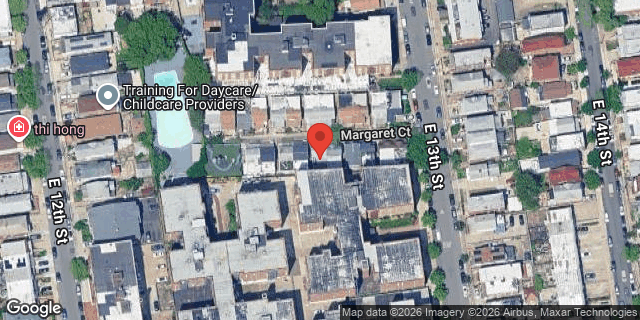 Aerial map of 12 MARGARET COURT, Brooklyn