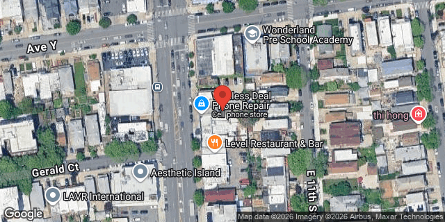 Aerial map of 2769 CONEY ISLAND AVENUE, Brooklyn