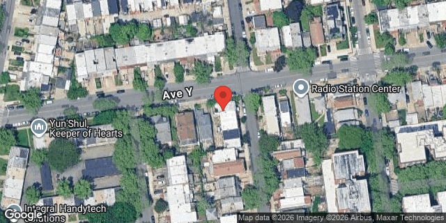 Aerial map of 2502 HUBBARD STREET, Brooklyn