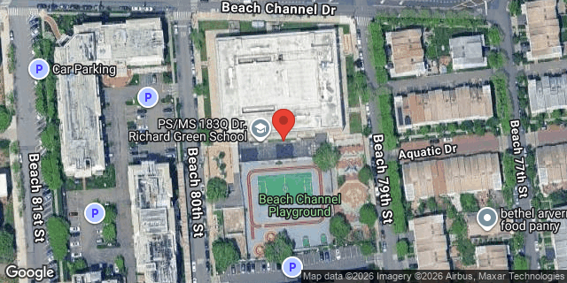 Aerial map of 245 BEACH CHANNEL DRIVE, Queens