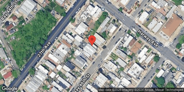 Aerial map of 158 BAY 46 STREET, Brooklyn