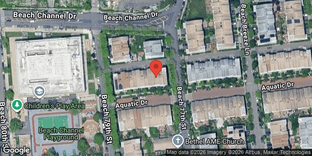 Aerial map of 7706 AQUATIC DRIVE, Queens