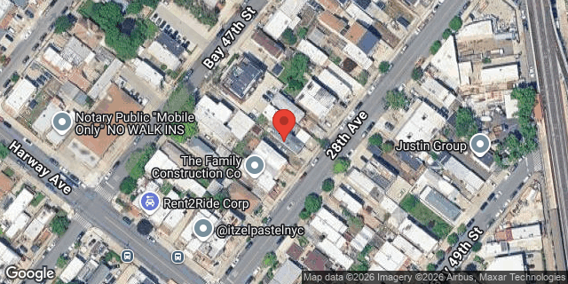 Aerial map of 52 28 AVENUE, Brooklyn