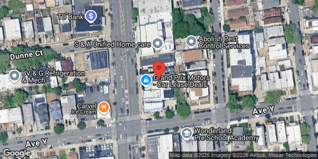 Aerial map of 2737 CONEY ISLAND AVENUE, Brooklyn