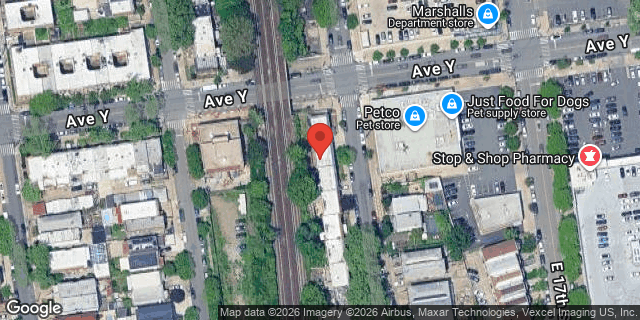 Aerial map of 2510 EAST 16 STREET, Brooklyn