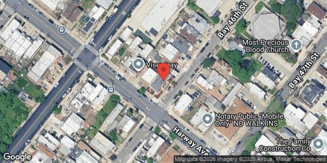Aerial map of 2721 HARWAY AVENUE, Brooklyn