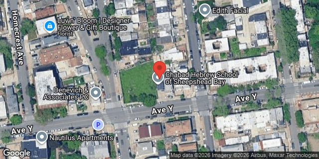 Aerial map of 1313 AVENUE Y, Brooklyn