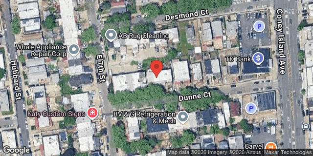 Aerial map of 715 DUNNE COURT, Brooklyn