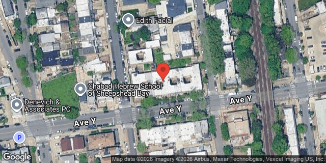 Aerial map of 1411 AVENUE Y, Brooklyn