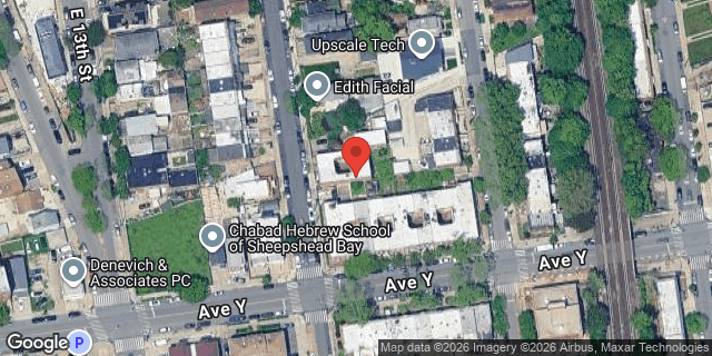 Aerial map of 2471 EAST 14 STREET, Brooklyn