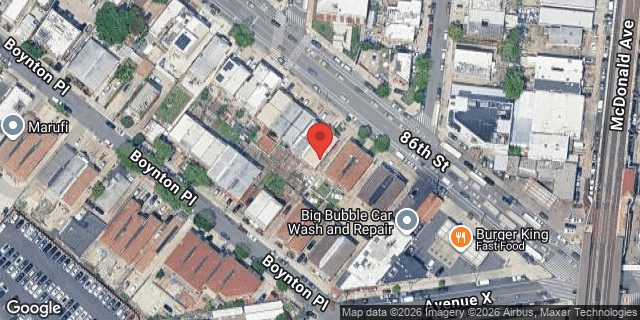 Aerial map of 2928 86 STREET, Brooklyn