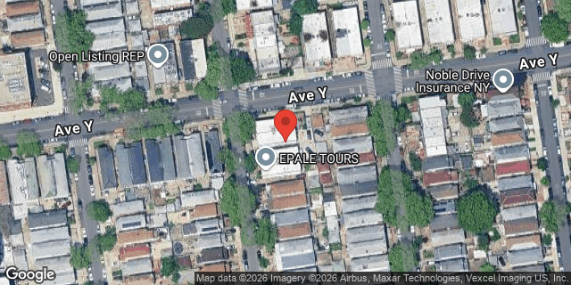 Aerial map of 2503 EAST 22 STREET, Brooklyn