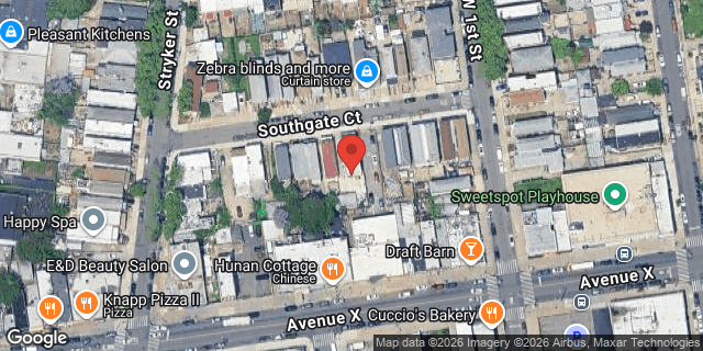 Aerial map of 28 SOUTHGATE COURT, Brooklyn
