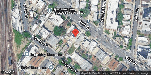 Aerial map of 2882 86 STREET, Brooklyn