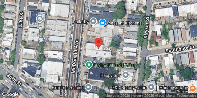 Aerial map of 2503 MCDONALD AVENUE, Brooklyn
