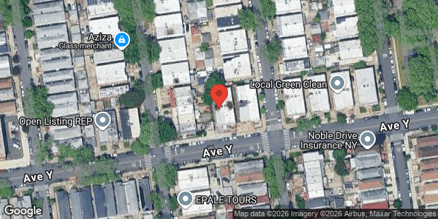 Aerial map of 2215 AVENUE Y, Brooklyn