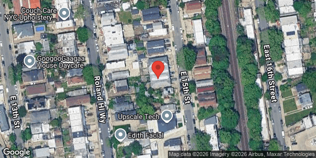 Aerial map of 2436 EAST 15 STREET, Brooklyn