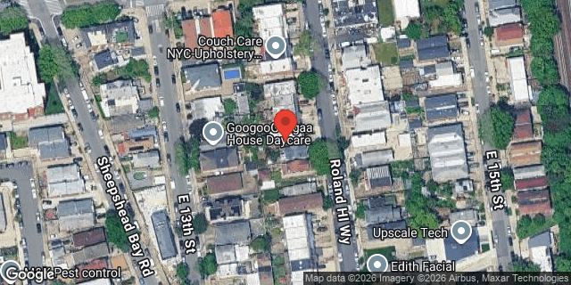 Aerial map of 2428 EAST 14 STREET, Brooklyn