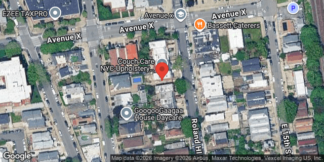 Aerial map of 2416 EAST 14 STREET, Brooklyn