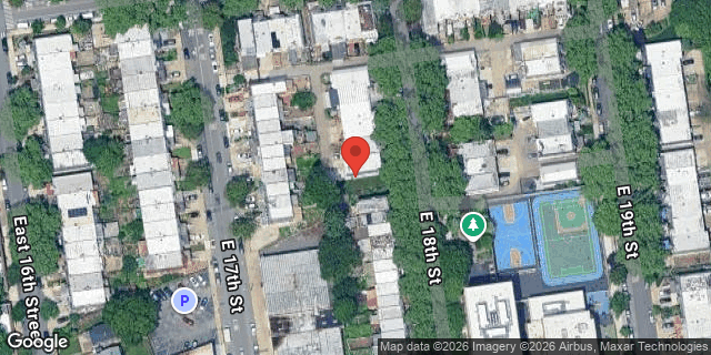 Aerial map of 2428 EAST 18 STREET, Brooklyn