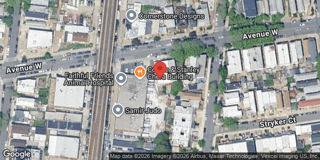 Aerial map of 262 AVENUE W, Brooklyn