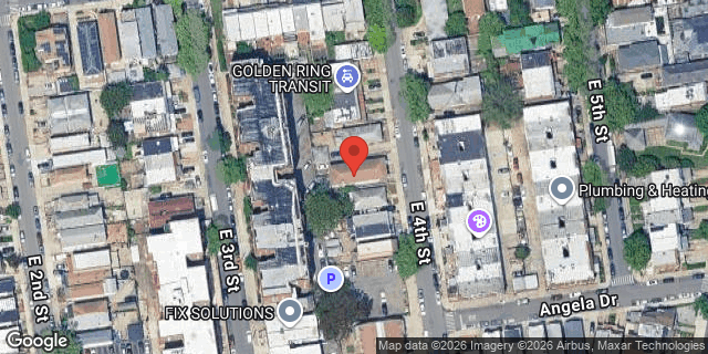 Aerial map of 2366 EAST 4 STREET, Brooklyn