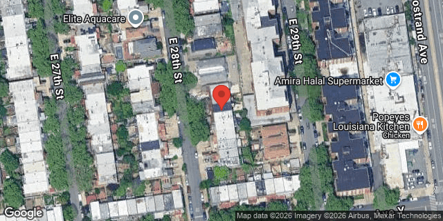 Aerial map of 2455 EAST 28 STREET, Brooklyn