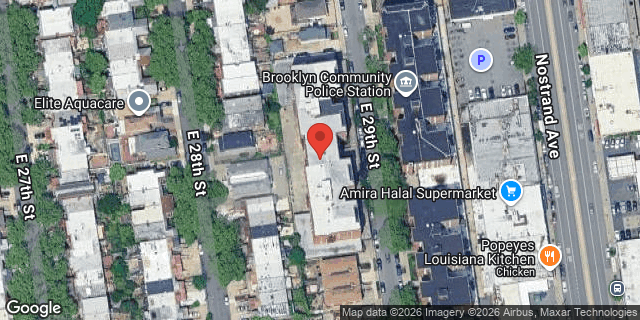 Aerial map of 2440 EAST 29 STREET, Brooklyn
