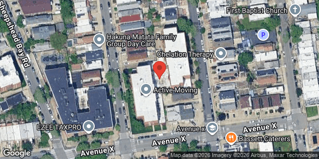 Aerial map of 2365 EAST 13 STREET, Brooklyn