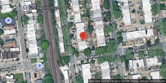 Aerial map of 2377 EAST 16 STREET, Brooklyn