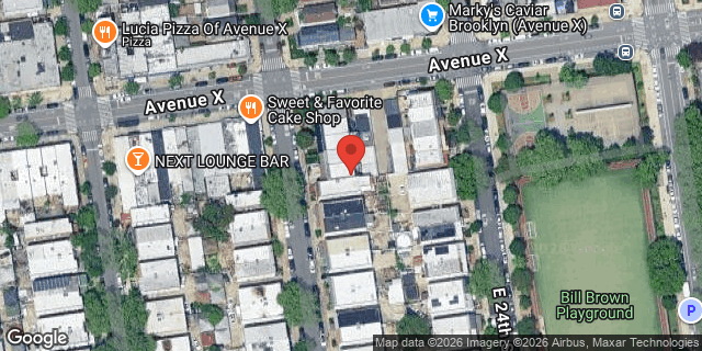 Aerial map of 2411 EAST 23 STREET, Brooklyn
