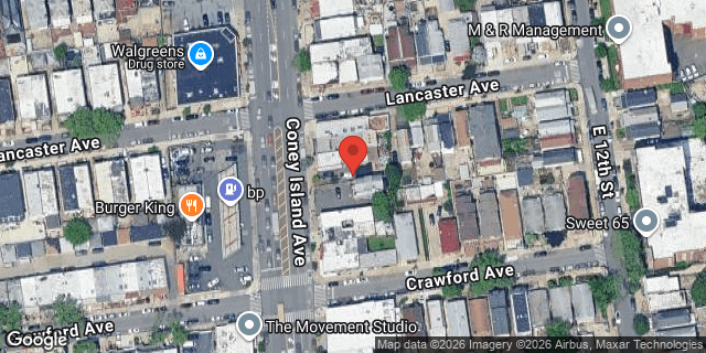 Aerial map of 2621 CONEY ISLAND AVENUE, Brooklyn