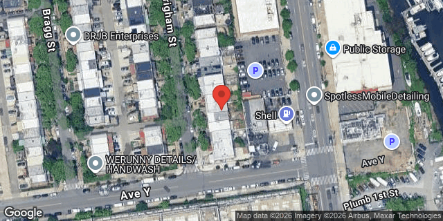 Aerial map of 2469 BRIGHAM STREET, Brooklyn