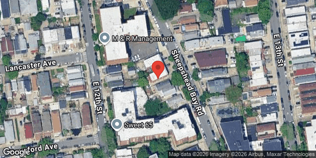 Aerial map of 1092 SHEEPSHEAD BAY ROAD, Brooklyn